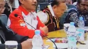 Sekretaris Forum Koordinasi Nasional Percepatan Daerah Otonom Baru Seluruh Indonesia Rahman Sang, S.Sos, M.SI saat audiensi dengan Komite I DPD RI, Senin (9/12/2024). FOTO:DOK