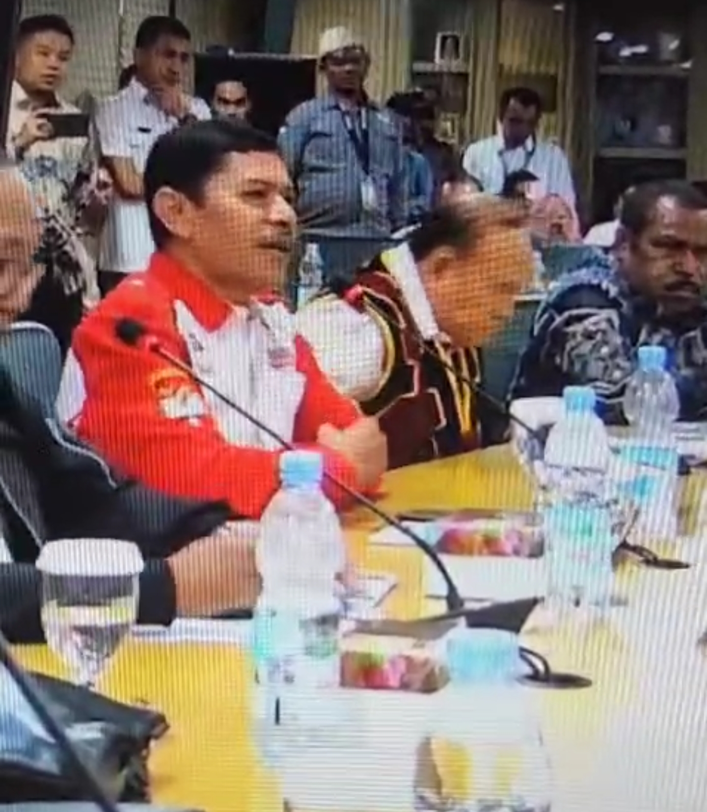 Sekretaris Forum Koordinasi Nasional Percepatan Daerah Otonom Baru Seluruh Indonesia Rahman Sang, S.Sos, M.SI saat audiensi dengan Komite I DPD RI, Senin (9/12/2024). FOTO:DOK