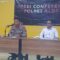 Didampingi Kasat Reskrim IPTU. Ansel Lesa, SH, Kapolres Alor AKBP. Nur Azhari sedang memberikan keterangan dalam jumpa pers dengan pekerja media. FOTO: OM MO/RPA