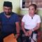 Aisyah Bahweres dan PH-nya Lomboan Jahamou, SH dalam satu sesi foto saat memberikan keterangan pers. FOTO:OM MO/RP