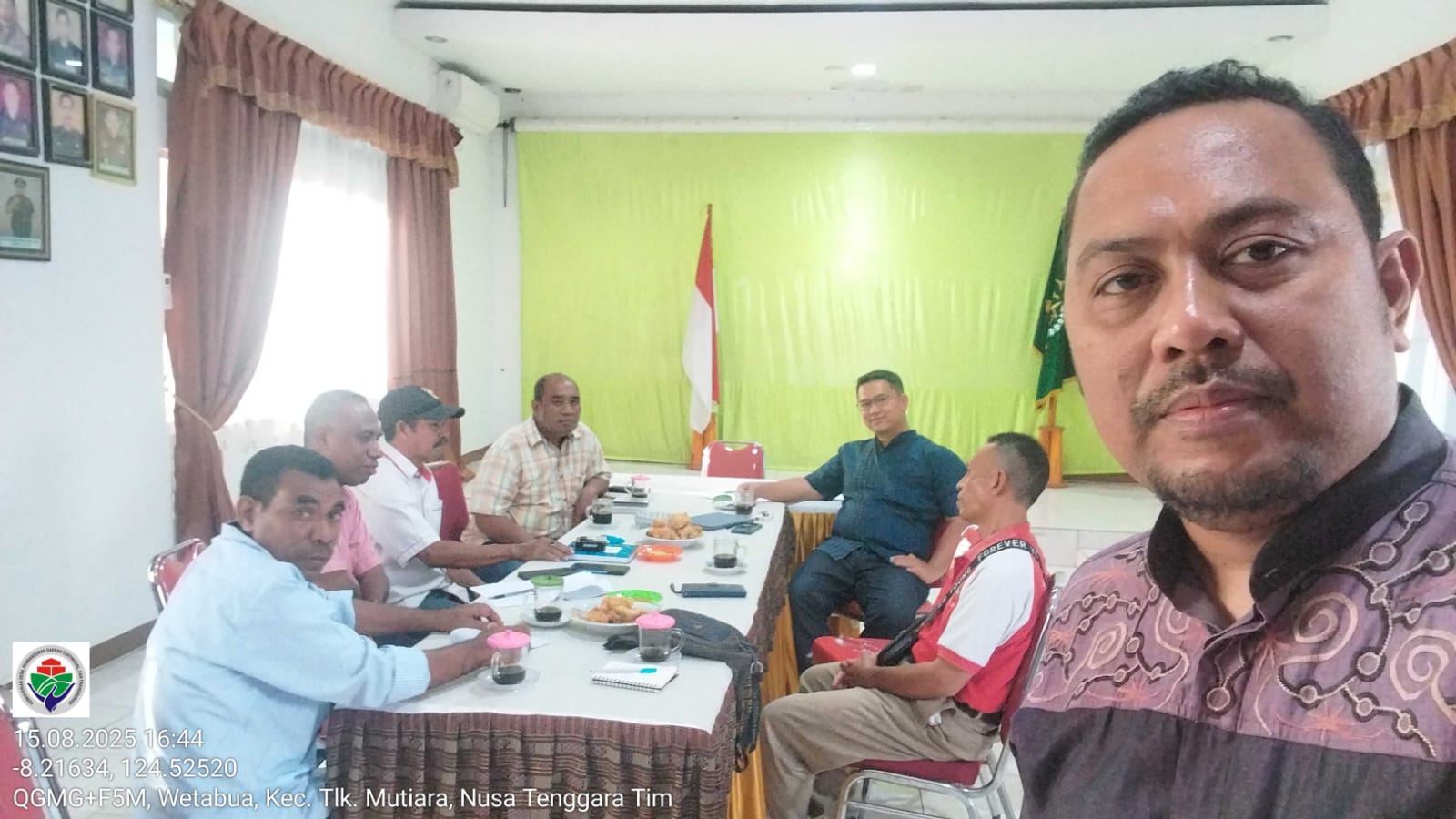Suasana diskusi yang diinisiasi Kejaksaan Negeri Alor bersama OPD Teknis, Camat ATU dan P3MD Kabupaten Alor tentang alokasi anggaran untuk ketahanan pangan dari anggaran yang bersumber dari dana desa, Selasa (19/08/2025). FOTO: DOK