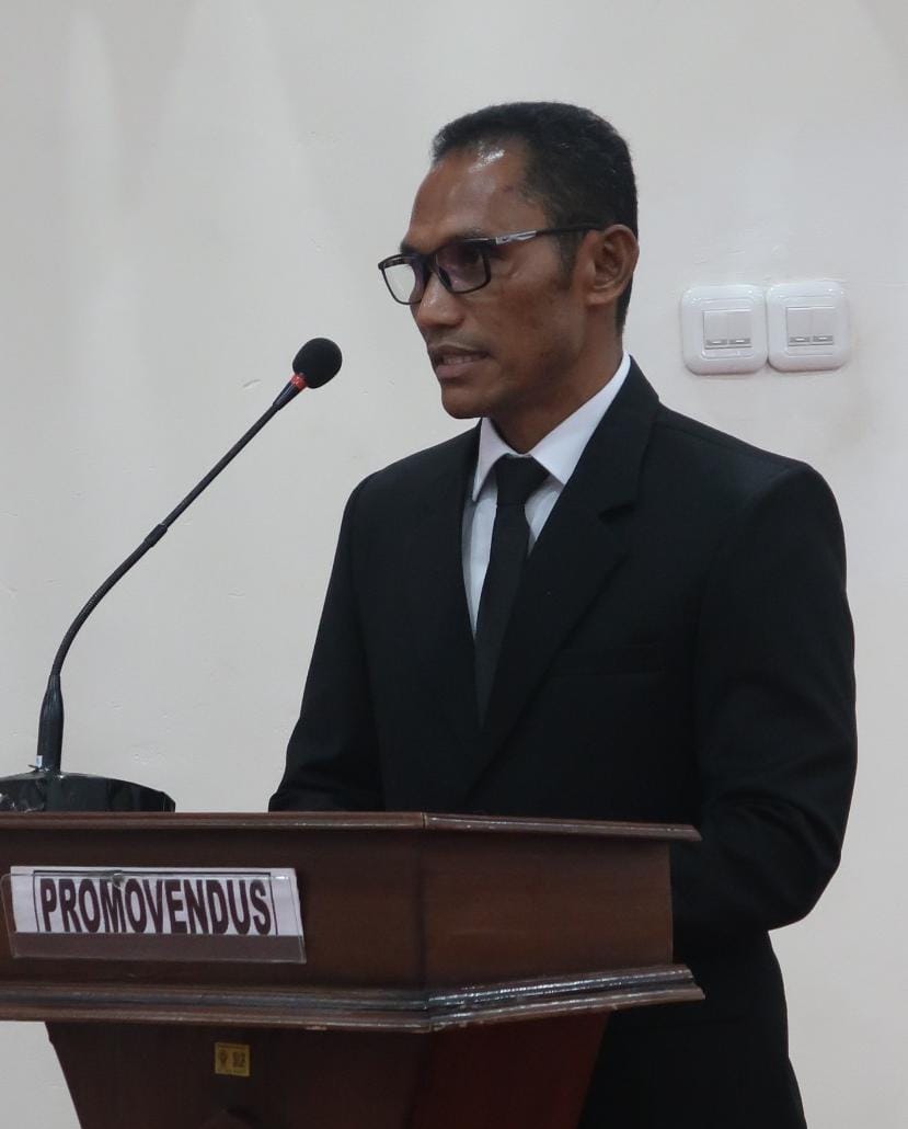 DR. MIkhael Feka, SH, MH-Ahli Pidana dari FH UNIKA Widya Mandira Kupang. FOTO:DOK